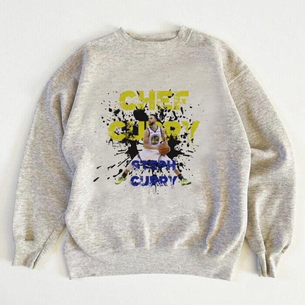Golden State Warriors Steph Curry Retro Fan Sweatshirt